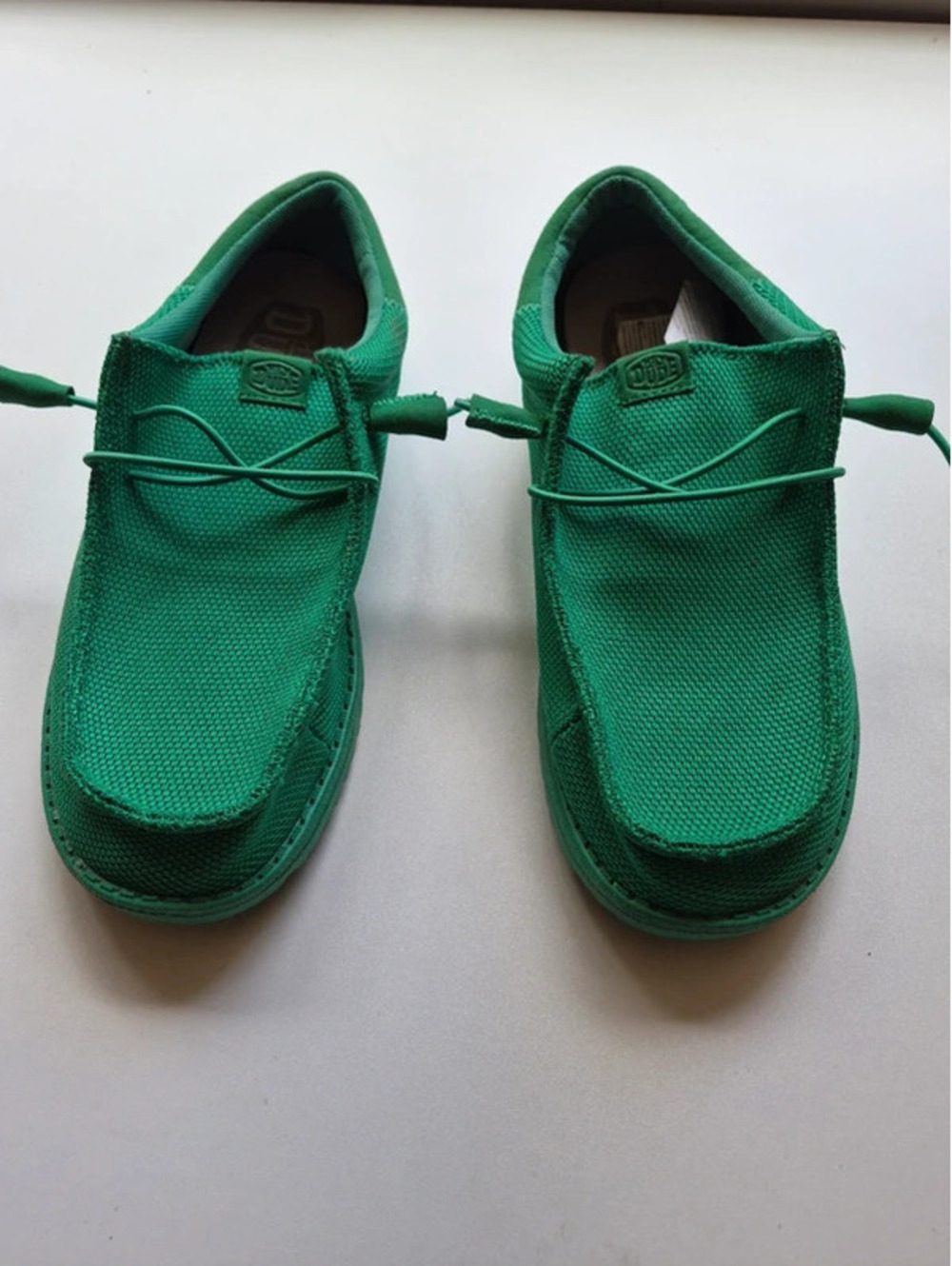 Hey dude leprechaun green size 10